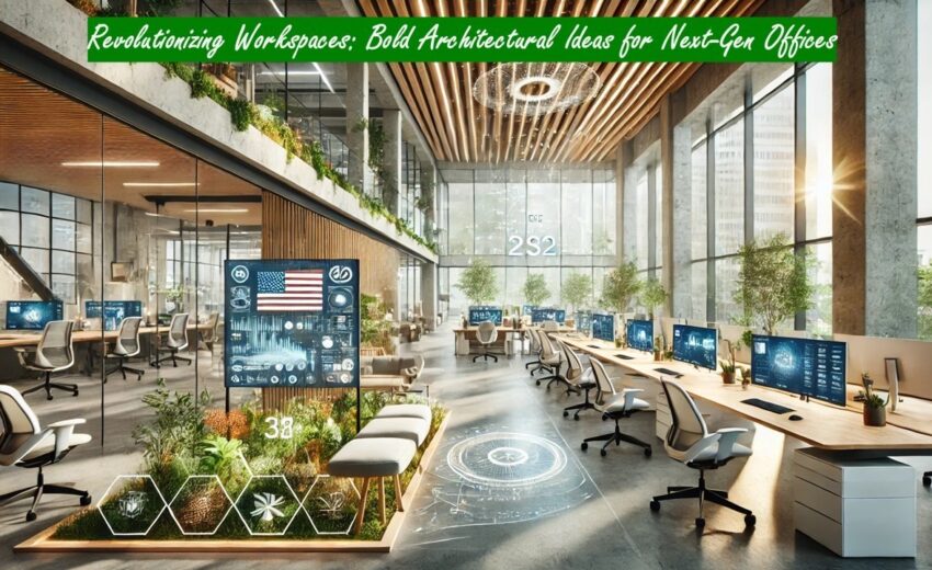 Revolutionizing Workspaces: Bold Architectural Ideas for Next-Gen Offices